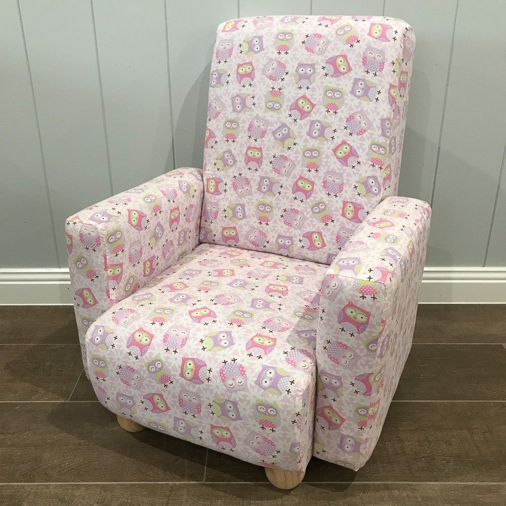 Pink Owls Chair — image 2