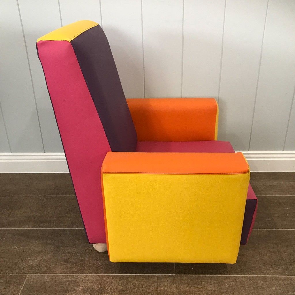 Vinyl Multi-Coloured Chair — image 2