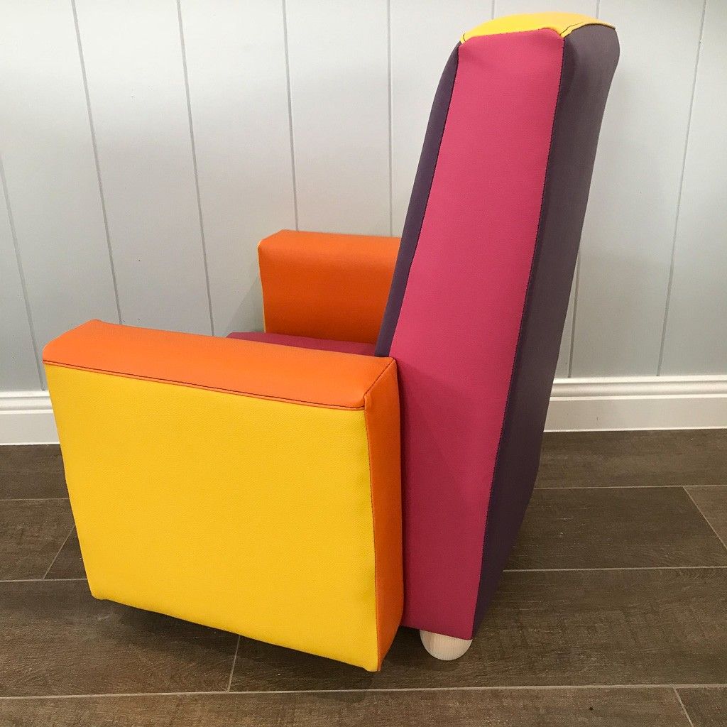 Vinyl Multi-Coloured Chair — image 3