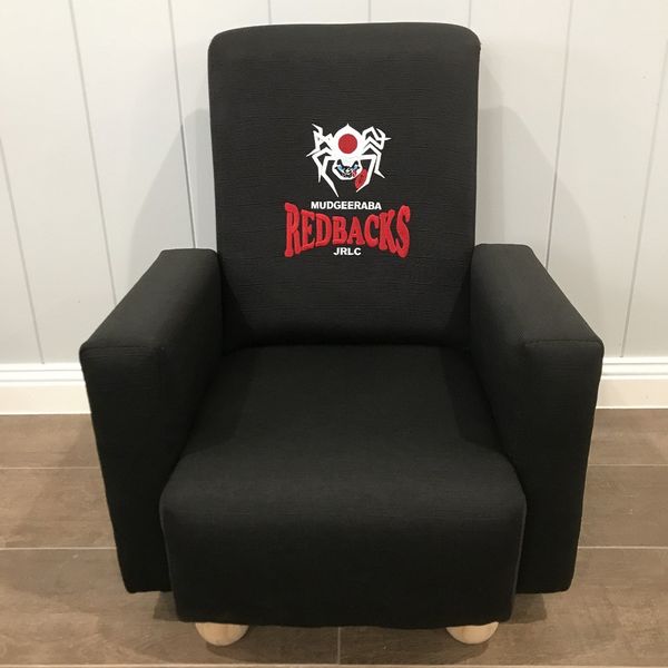 Custom Mudgeeraba Redbacks JRLC Chair