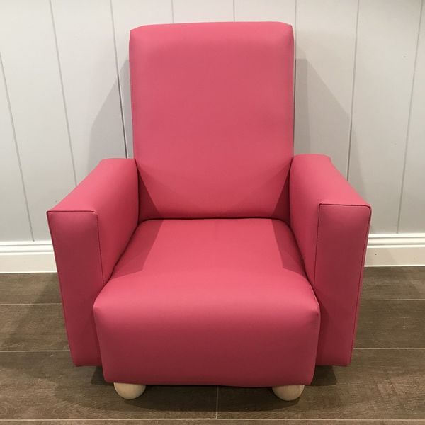 Vinyl Pink Chair